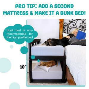 comfy bed extension for dog bassinet for small dogs bedside pet bed sleeper